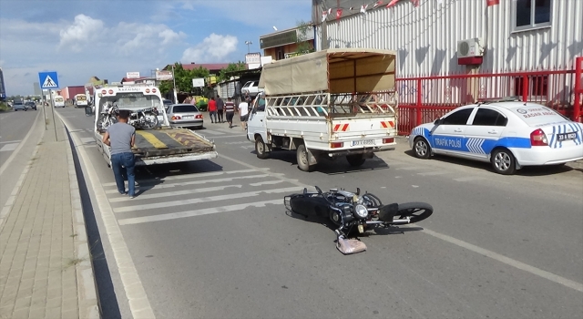 Mersin’de otomobille çarpışan motosikletin sürücüsü öldü