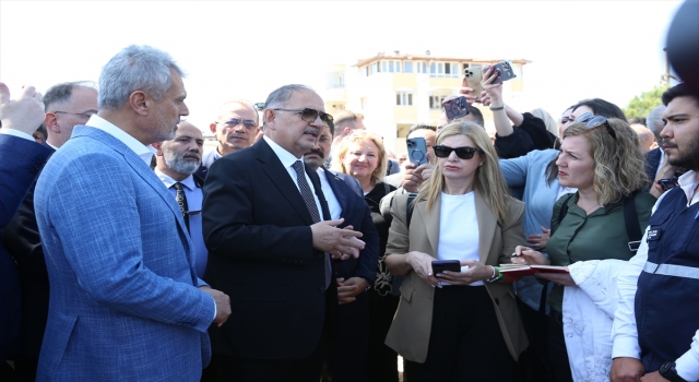 Çevre, Şehircilik ve İklim Değişikliği Bakanı Özhaseki, Hatay’da konuştu: