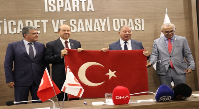 KKTC Cumhurbaşkanı Ersin Tatar, Isparta’da ziyaretlerde bulundu: