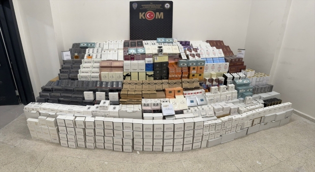 Kahramanmaraş’ta 2 bin 124 gümrük kaçağı parfüm ele geçirildi