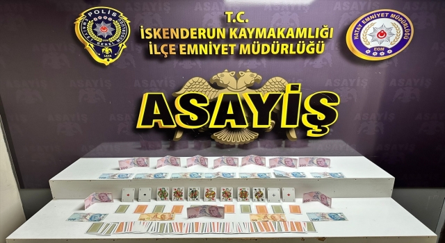 Hatay’da kumar oynayan 6 kişiye para cezası verildi