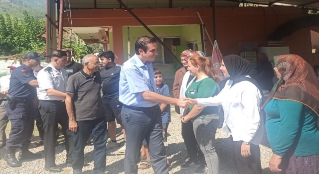 Bozyazı Kaymakamı Tuncay Topsakaloğlu’ndan kırsal mahallelere ziyaret