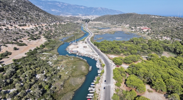 Myra Antik Kenti’nin limanı Andriake’de rengarenk buluş