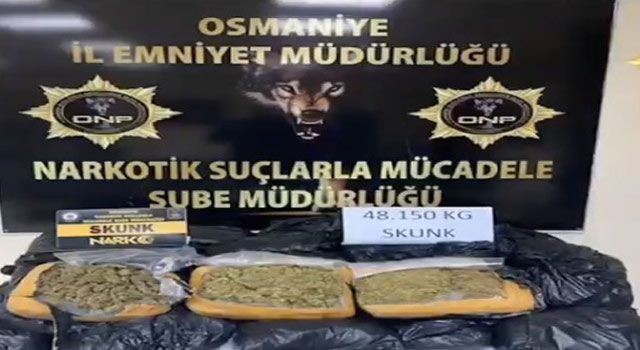 Osmaniye Polisinden Uyuşturucu Operasyonu