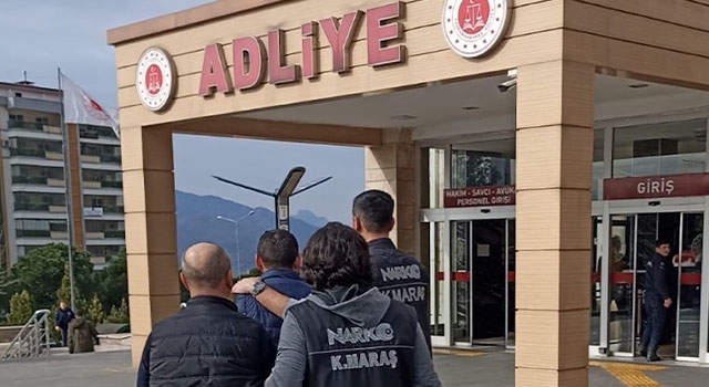 Kahramanmaraş’ta uyuşturucu operasyonunda 2 zanlı tutuklandı