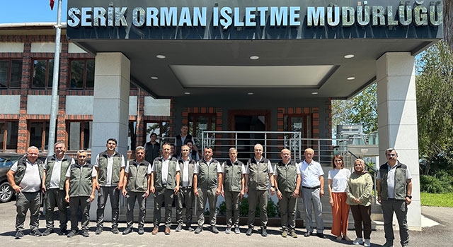 Orman Bölge Müdürü Derince ilk ziyaretini Serik’e yaptı