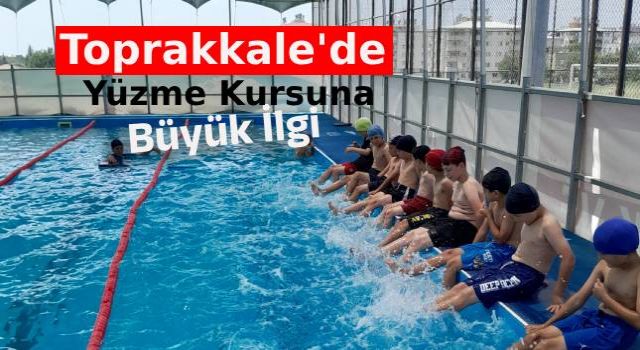 Osmaniye'de Yüzme Kursuna Büyük İlgi