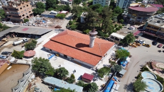 Depremde hasar gören tarihi Ağcabey Camisi’nin restorasyonunda sona gelindi