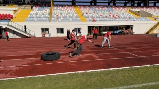 Burdur’da Afet ve İtfaiye Oyunları Yarışması düzenlendi