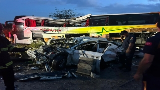 Mersin’de TAG Otoyolu’nda zincirleme trafik kazası