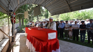 Isparta’da hayatını kaybeden gazi, törenle son yolculuğuna uğurlandı