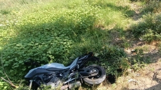 Isparta’da şarampole devrilen motosikletin sürücüsü öldü