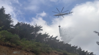 Hatay’da çıkan orman yangınına müdahale ediliyor