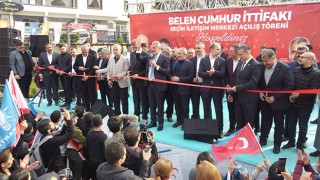 Belen’de Cumhur İttifakı Seçim İrtibat Bürosu açıldı