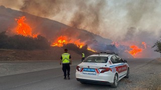 Kahramanmaraş’ta çıkan yangında 10 hektar makilik alan zarar gördü