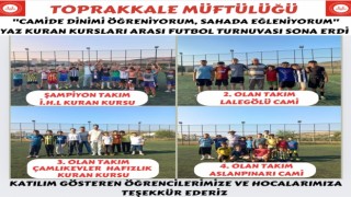 Toprakkale İlçe Müftülüğü 'nün Düzenlediği Futbol Turnuvası Sona Erdi