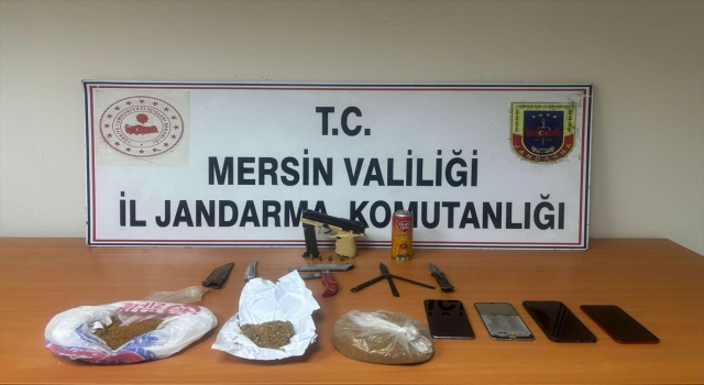 Mersin’de uyuşturucu ticari iddiasıyla yakalanan 7 zanlıdan 3’ü tutuklandı