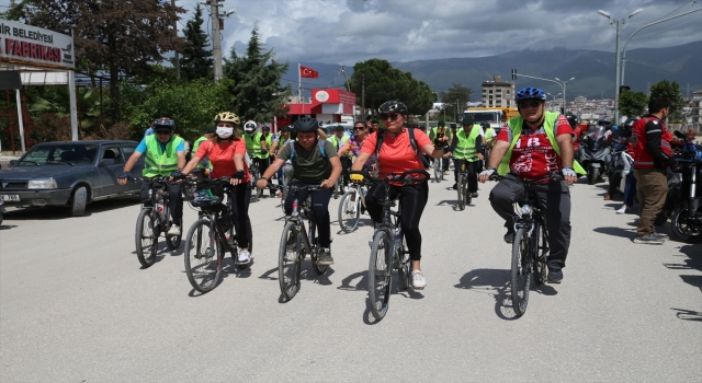 Hatay’da ”11. Yeşilay Bisiklet Turu” düzenlendi