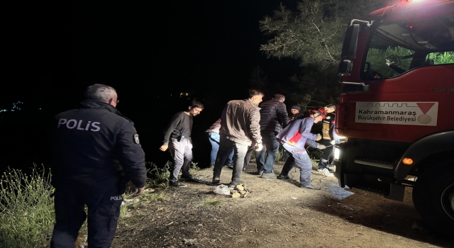 Kahramanmaraş’ta baraj gölüne düşen otomobildeki 1 kişi öldü, 1 kişi yaralandı