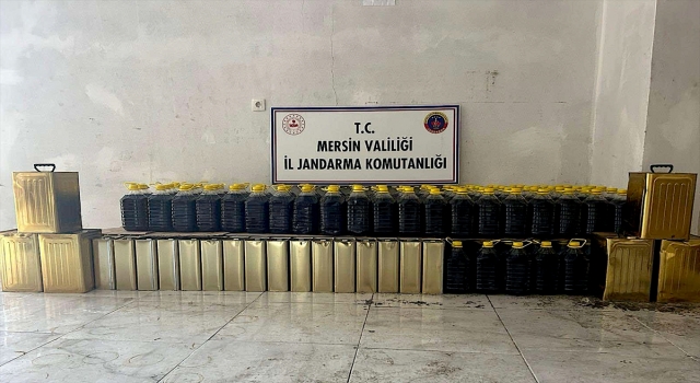 Mersin’de 6 bin 200 litre sahte zeytinyağı ele geçirildi