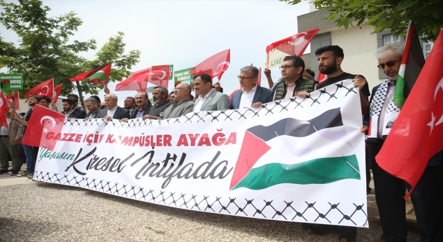 Kahramanmaraş’ta üniversite öğrencileri Gazze’ye destek için çadır nöbeti başlattı