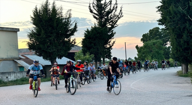 Hatay’da yaşamını yitiren bisikletlileri anma için ”sessiz sürüş” etkinliği