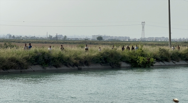 Adana’da sulama kanalına düşen kişi kayboldu