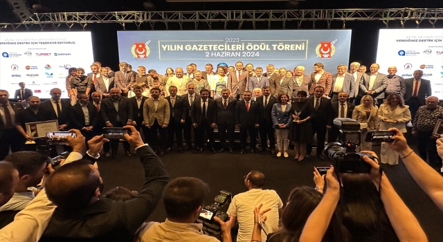 Antalya Gazeteciler Cemiyeti ”2023 Yılı Basın Ödülleri” verildi