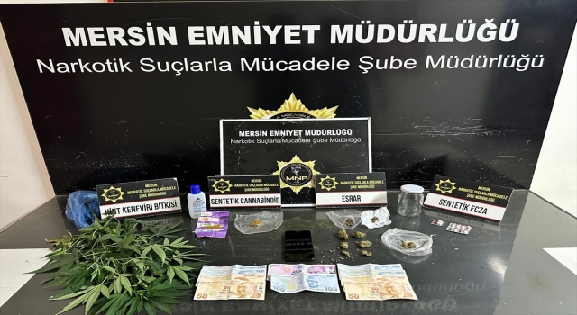 Mersin’de son 2 haftadaki uyuşturucu operasyonlarında yakalanan 27 şüpheli tutuklandı