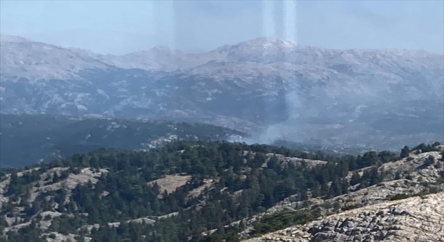 Antalya’nın Akseki ilçesinde orman yangını çıktı