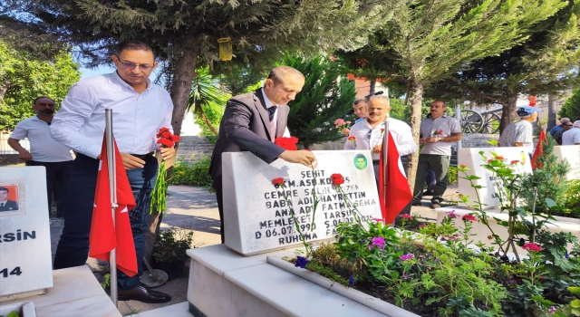 Mersin ve Hatay’ın ilçelerinde 15 Temmuz dolayısıyla şehitlikler ziyaret edildi