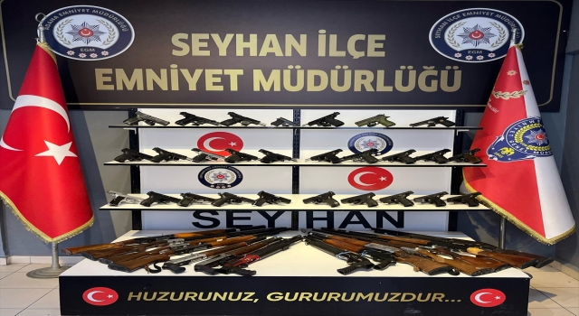 Adana’da uygulamalarda 40 ruhsatsız silah ele geçirildi