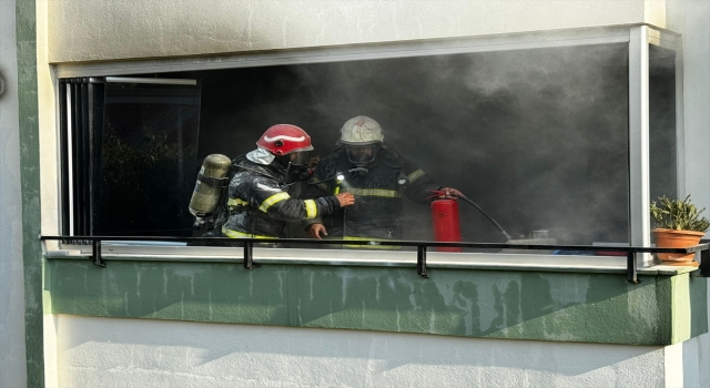 Kahramanmaraş’ta evde çıkan yangın söndürüldü