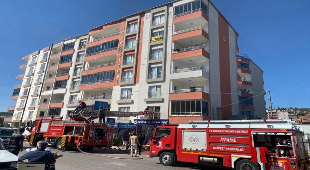 Mersin’de apartman dairesinde çıkan yangın söndürüldü