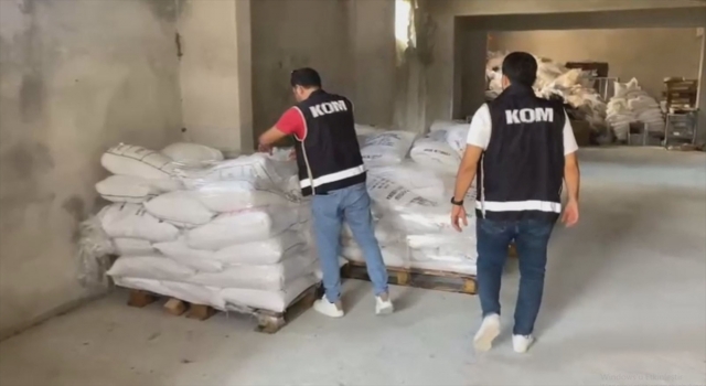 Mersin’de 50 ton sahte deterjan ele geçirildi