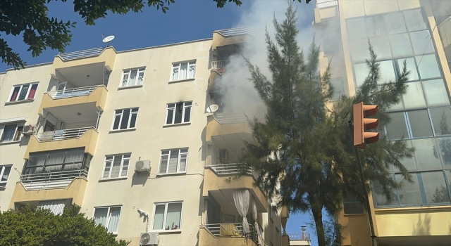 Antalya’da bir evde çıkan yangın söndürüldü