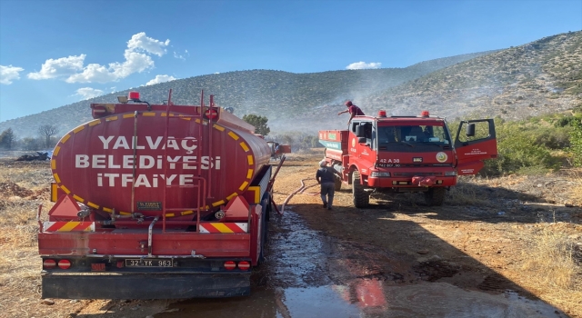 Isparta’da çıkan orman yangını kontrol altına alındı