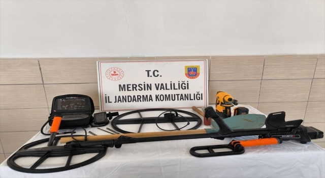 Mersin’de kaçak kazı yaptıkları iddiasıyla 11 şüpheli yakalandı