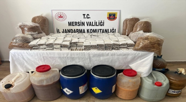 Mersin’de 27 bin 250 makaron ele geçirildi