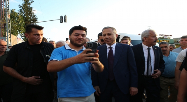 İçişleri Bakanı Ali Yerlikaya, Hatay’da ziyaretlerde bulundu