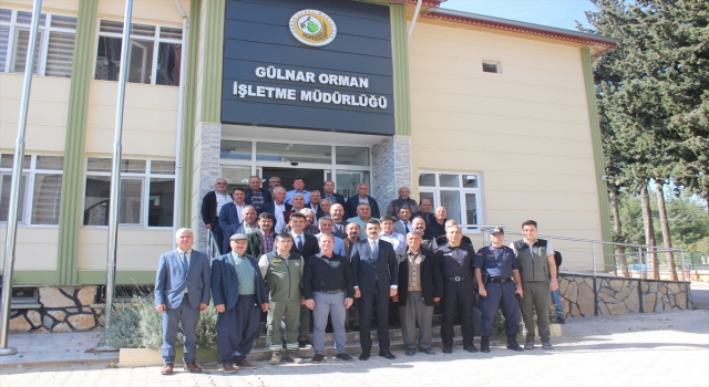 Gülnar’da orman yangınlarıyla mücadele değerlendirme toplantısı düzenlendi