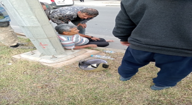 Mersin’de trafik kazasında bir kişi yaralandı