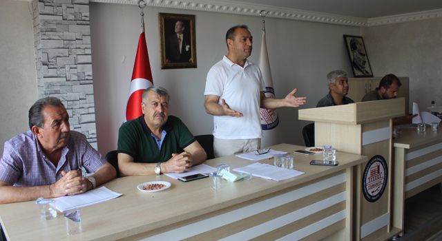 Üyeleri sanayi sitesi inşaatı hakkında bilgilendirdi!