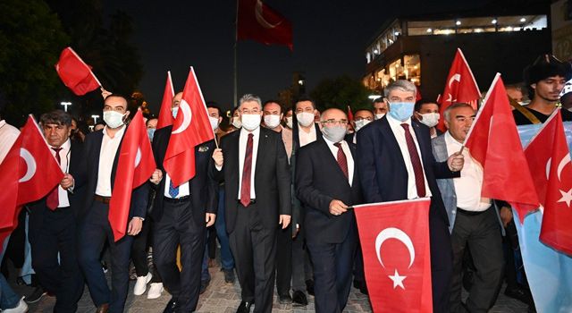 Cumhuriyet Meydanı’nda 15 Temmuz etkinliği düzenlendi