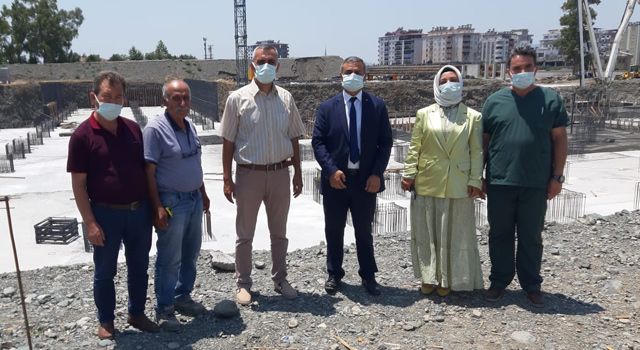 Dr. Öznavruz, Düziçi Devlet Hastanesi inşaatını inceledi