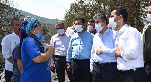 Vali Yılmaz: Yanan her yeri yeniden ağaçlandıracağız