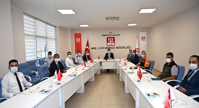 112 Acil Çağrı Merkezi toplantısı yapıldı