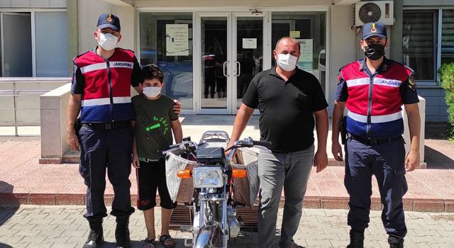 Çalınan motosikleti JASAT timi buldu