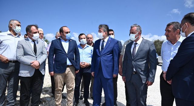 Vali Yılmaz, Köy ve yayla yolu çalışmalarını inceledi