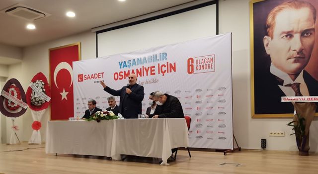 Saadet Partisi Osmaniye’de Ali Kılıç dönemi başladı